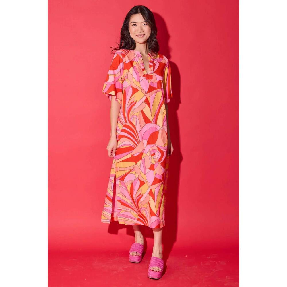 NEW ALDEN ADAIR delaney mdii dress in moroccan poppy
